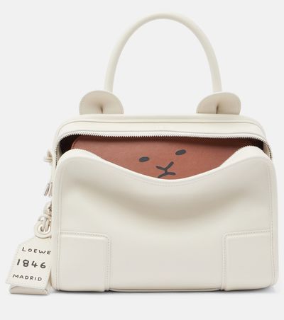 Loewe Loewe Amazona 180 Lion Intarsio Small tote bag