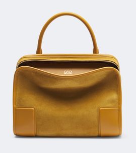 Loewe Loewe Amazona 180 Medium suede top-handle bag