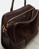 Loewe Loewe Amazona Large suede top-handle bag - 7