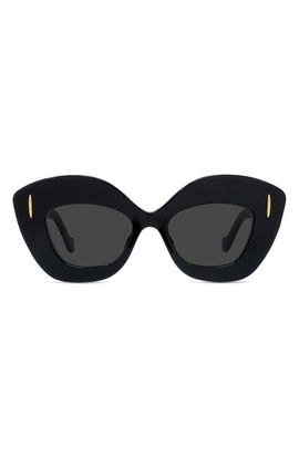 Loewe Loewe Anagram 48mm Small Cat Eye Sunglasses
