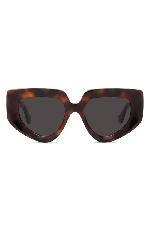 Loewe Loewe Anagram 51mm Geometric Sunglasses