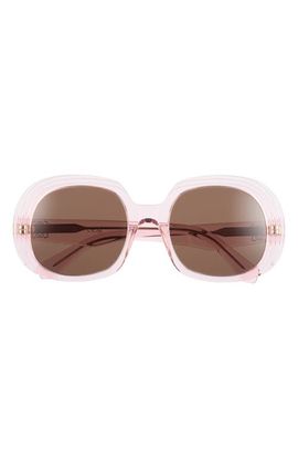 Loewe Loewe Anagram 54mm Round Sunglasses