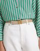 Loewe Loewe Anagram BombÃ© leather belt - 2