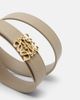 Loewe Loewe Anagram BombÃ© leather belt - 3
