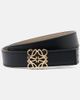 Loewe Loewe Anagram BombÃ© reversible leather belt - 1