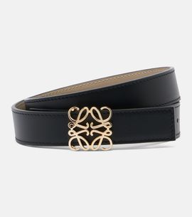Loewe Loewe Anagram BombÃ© reversible leather belt