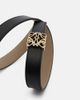 Loewe Loewe Anagram BombÃ© reversible leather belt - 3