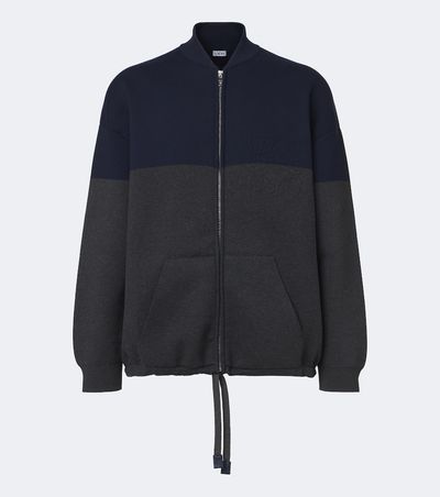 Loewe Loewe Anagram cotton-blend zip-up cardigan