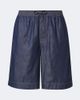 Loewe Loewe Anagram cotton chambray shorts - 1
