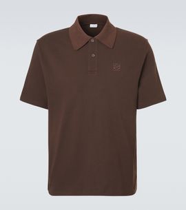 Loewe Loewe Anagram cotton piqué polo shirt