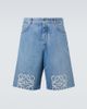 Loewe Loewe Anagram denim shorts - 1