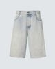 Loewe Loewe Anagram faded denim Bermuda shorts - 1