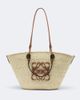 Loewe Loewe Anagram Medium leather-trimmed basket bag - 1