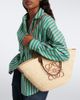 Loewe Loewe Anagram Medium leather-trimmed basket bag - 2