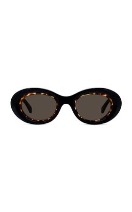 Loewe Loewe Anagram OvalFrame Acetate Sunglasses