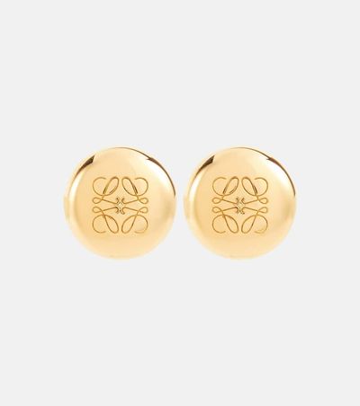 Loewe Loewe Anagram Pebble sterling silver earrings
