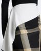 Loewe Loewe Asymmetric checked midi skirt - 3