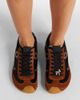Loewe Loewe Ballet Runner 2.0 leather-trimmed calf hair sneakers - 2