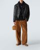 Loewe Loewe Balloon leather biker jacket - 2