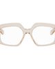 LOEWE LOEWE Beige Anagram Glasses - 1