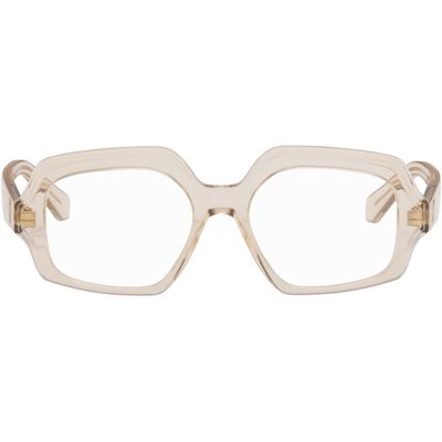 LOEWE LOEWE Beige Anagram Glasses