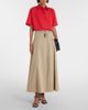 Loewe Loewe Belted cotton and silk maxi skirt - 2