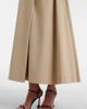 Loewe Loewe Belted cotton and silk maxi skirt - 4