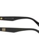 LOEWE LOEWE Black Mini Anagram Oval Sunglasses - 3