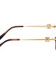 LOEWE LOEWE Brown Anagram Optical Glasses - 2