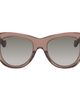 LOEWE LOEWE Brown Anagram Round Sunglasses - 1