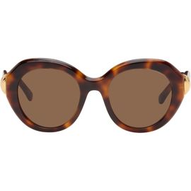 LOEWE LOEWE Brown Coil Round Sunglasses