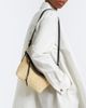 Loewe Loewe Cala Mini leather-trimmed raffia top-handle bag - 5