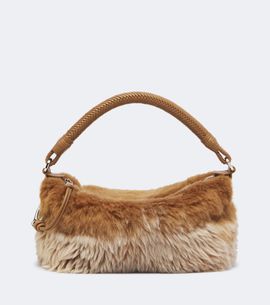 Loewe Loewe Cala Mini shearling top-handle bag