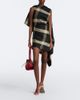 Loewe Loewe Caped checked minidress - 2