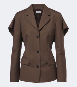 Loewe Loewe Caped wool blazer