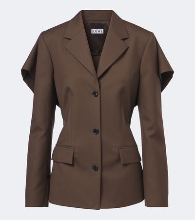 Loewe Loewe Caped wool blazer