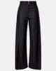 Loewe Loewe Checked belt wool barrel-leg pants - 1