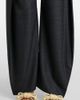 Loewe Loewe Checked belt wool barrel-leg pants - 5