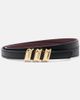 Loewe Loewe Coil leather belt - 1