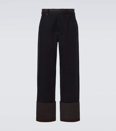 Loewe Loewe Colorblocked wide-leg jeans