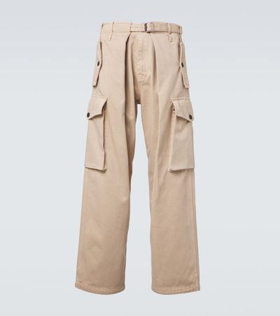 Loewe Loewe Cotton satin cargo pants