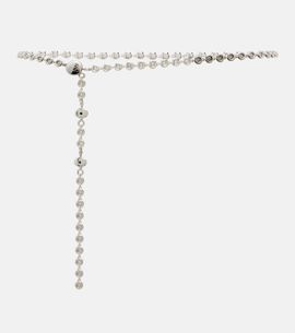 Loewe Loewe Crystal-embellished chain belt