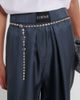 Loewe Loewe Crystal-embellished chain belt - 2