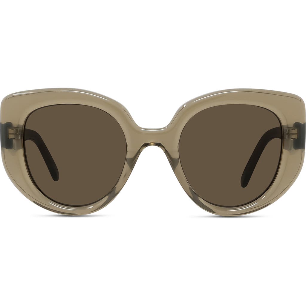 Loewe Loewe Curvy 49mm Gradient Butterfly Sunglasses
