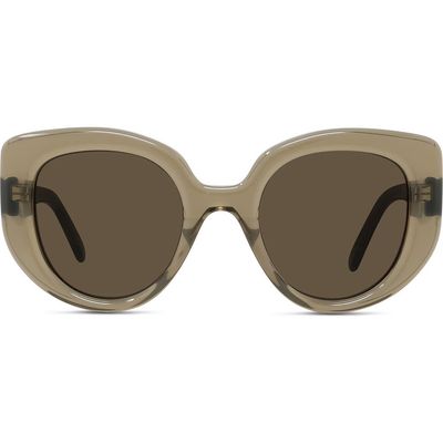 Loewe Loewe Curvy 49mm Gradient Butterfly Sunglasses