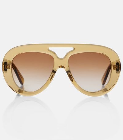 Loewe Loewe Curvy aviator sunglasses