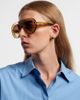 Loewe Loewe Curvy aviator sunglasses - 6