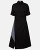 Loewe Loewe Deconstructed gabardine shirt dress - 1