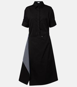 Loewe Loewe Deconstructed gabardine shirt dress