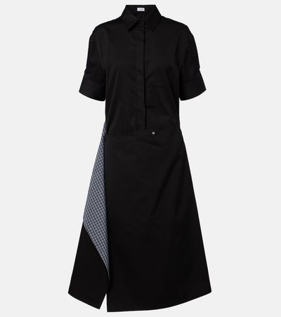 Loewe Loewe Deconstructed gabardine shirt dress